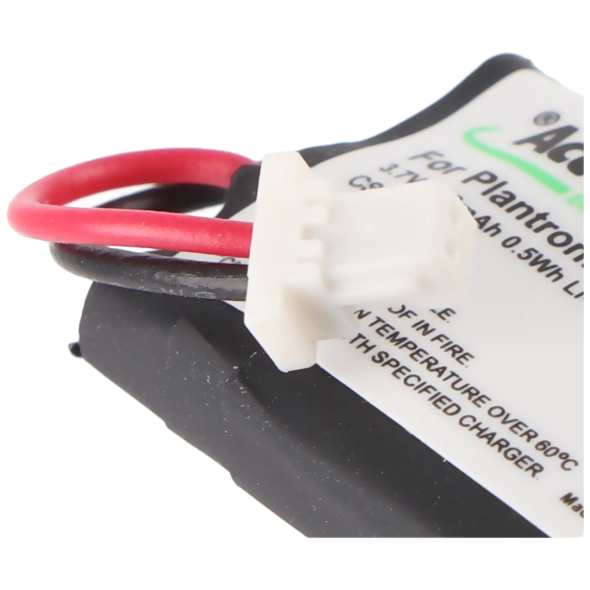 AccuCell Plantronics CS540, CS540A Nachbau Akku für Plantronics 84479-01 und 86180-01, C054A mit 2-poligem Stecker