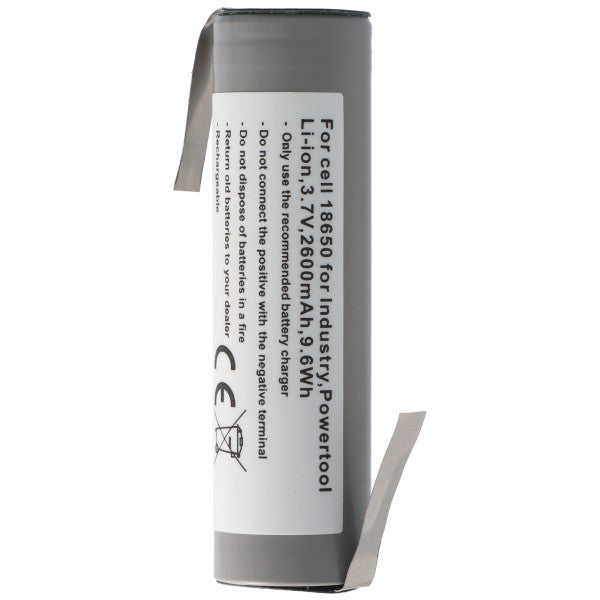 AccuCell Akku passend für Bosch IXO Akkuschrauber 3,6V Li-Ion Akku 67x18,2mm