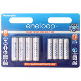 Panasonic eneloop Standard (ehem. Sanyo eneloop Standard) Kombipack inkl. 4x Mignon AA und 4x Micro AAA 1,2V Akkus im Blister