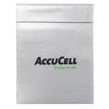 AccuCell LIPO-SAFE Lipo Schutzbeutel klein, Lipos sicher aufbewahren! 23x18cm Silber 120gramm, Lipo Guard