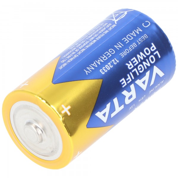 Varta Longlife Power Alkaline Batterie Baby LR14 Size C