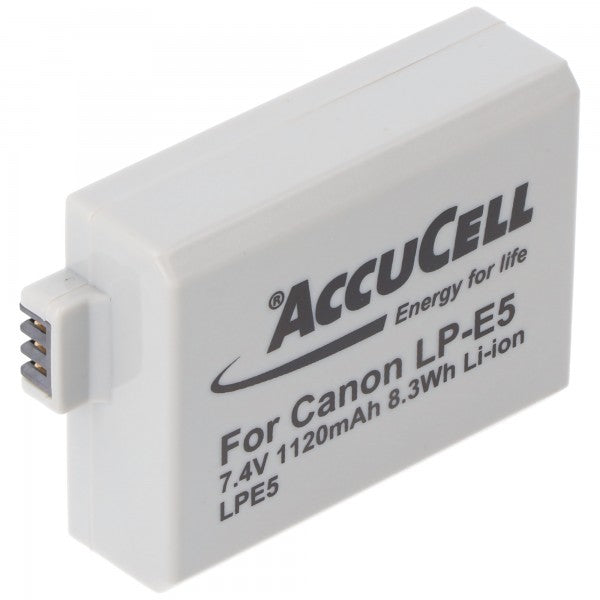 AccuCell Akku passend für Canon LP-E5, EOS 500D, EOS Rebel T1i