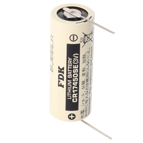 Sanyo  CR17450SE 3V 2500mAh Size A mit Lötpadel Lithium Batterie