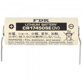Sanyo  CR17450SE 3V 2500mAh Size A mit Lötpadel Lithium Batterie