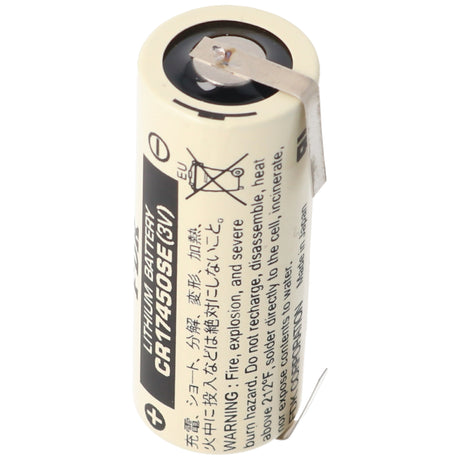 FDK Sanyo CR17450SE Size A 3V 2500mAh Lötfahne U Lithium Batterie