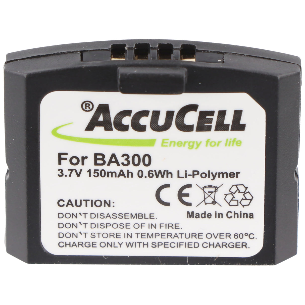 AccuCell Akku Sennheiser BA300, 500898, IS 410