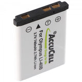 AccuCell Akku passend für Kodak M873, Akku passend für Leica Sofort Kamera, Akkutyp BP-DC17