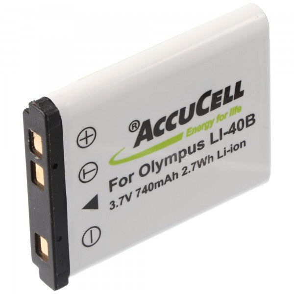 AccuCell Akku passend für Kodak M873, Akku passend für Leica Sofort Kamera, Akkutyp BP-DC17
