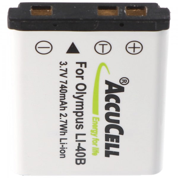 AccuCell Akku passend für Kodak M873, Akku passend für Leica Sofort Kamera, Akkutyp BP-DC17