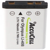 AccuCell Akku passend für Kodak M873, Akku passend für Leica Sofort Kamera, Akkutyp BP-DC17