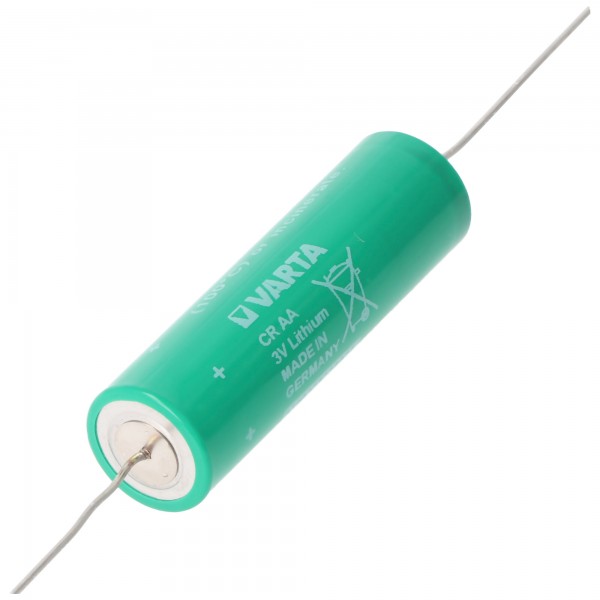 Varta CR AA Lithium Batterie 6117 UL MH 13654 N Axial Draht