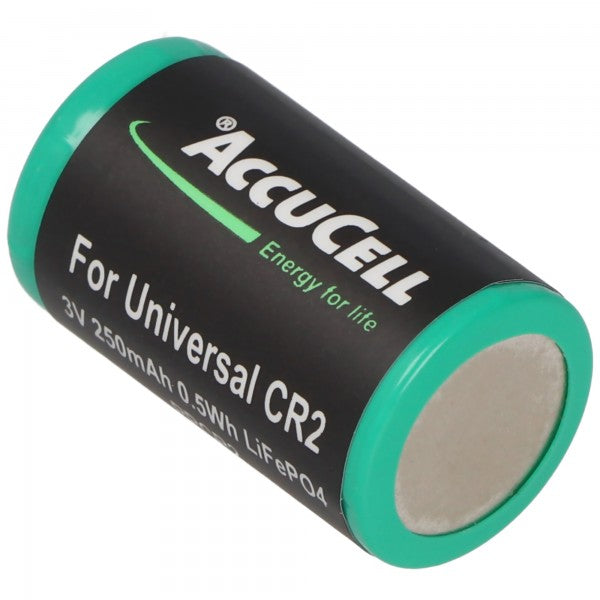 AccuCell CR2 Akku Li-Ion, CR-2 Akku Li-Ion 3 Volt 250mAh Neu Li-FePo4 3.0V