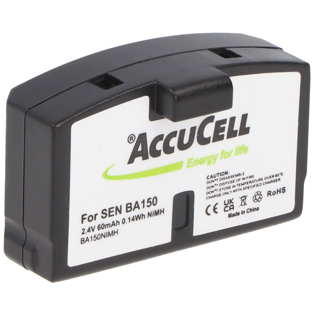 AccuCell Akku passend für Sennheiser BA150, BA151, BA152, RS6, TR820 NiMH