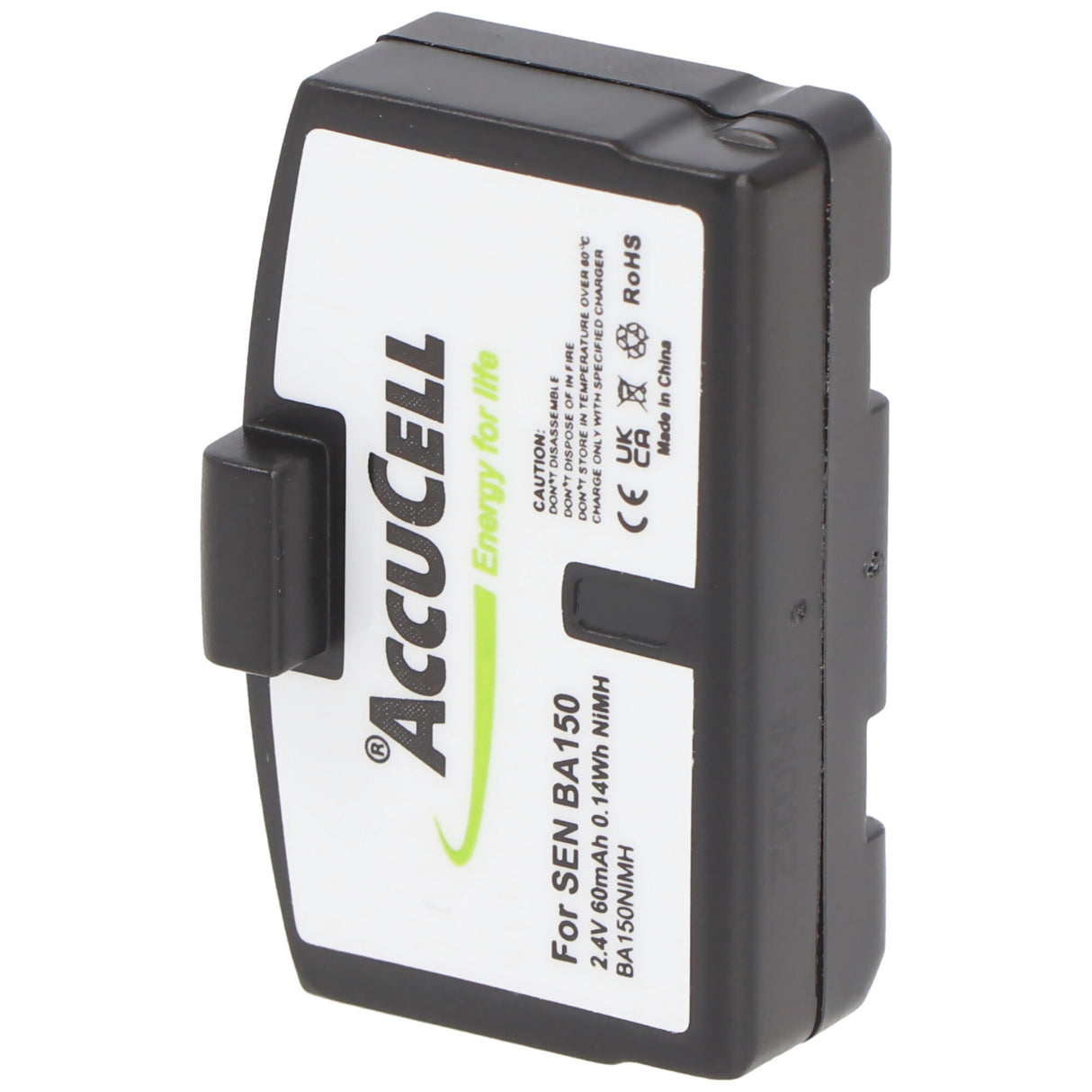 AccuCell Akku passend für Sennheiser BA150, BA151, BA152, RS6, TR820 NiMH
