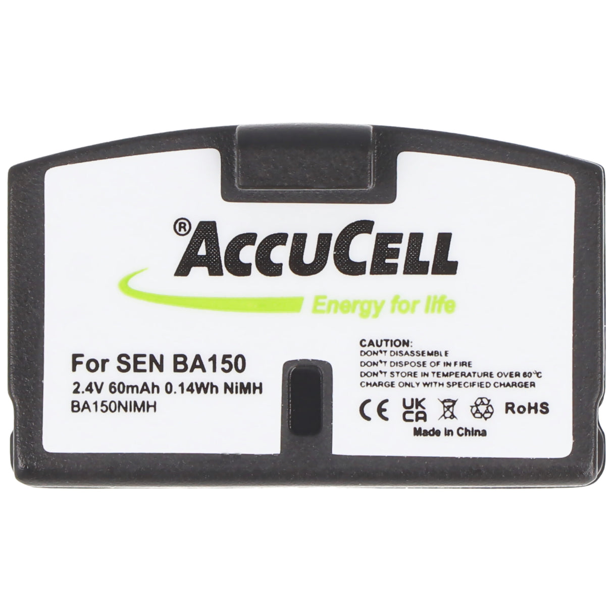 AccuCell Akku passend für Sennheiser BA150, BA151, BA152, RS6, TR820 NiMH
