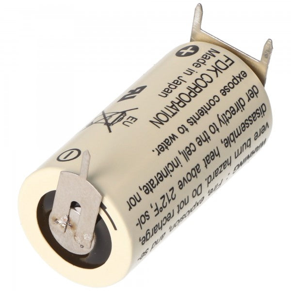 Sanyo CR17335 3V 1800mAh SE Size 2/3A 3er Print Lötfahnen Lithium Batterie