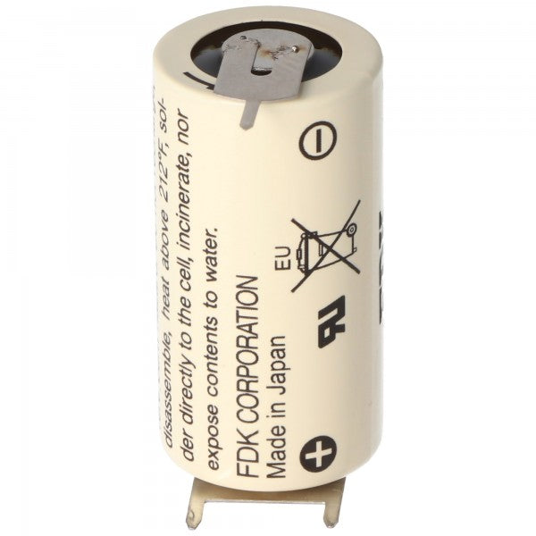 Sanyo CR17335 3V 1800mAh SE Size 2/3A 3er Print Lötfahnen Lithium Batterie