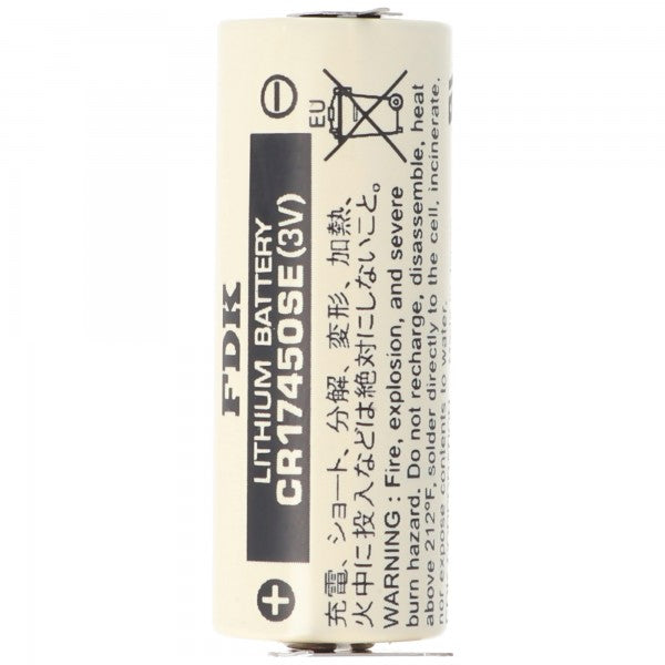 Sanyo CR17450SE 3V 2500mAh Size A 3er Print Lötfahnen Lithium Batterie
