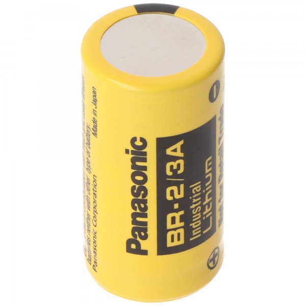 BR-2/3 A Panasonic Lithium Batterie ohne Lötfahne, 3,0 Volt