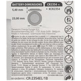 Panasonic CR2354 1er Blister Lithium Knopfzelle CR-2354EL/1B 5,4mm x 23mm, 560mAh