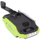 AccuCell Solar-Dynamo-Koffer-Radio mit LED-Taschenlampe, keine Batterien erforderlich