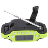 AccuCell Solar-Dynamo-Koffer-Radio mit LED-Taschenlampe, keine Batterien erforderlich