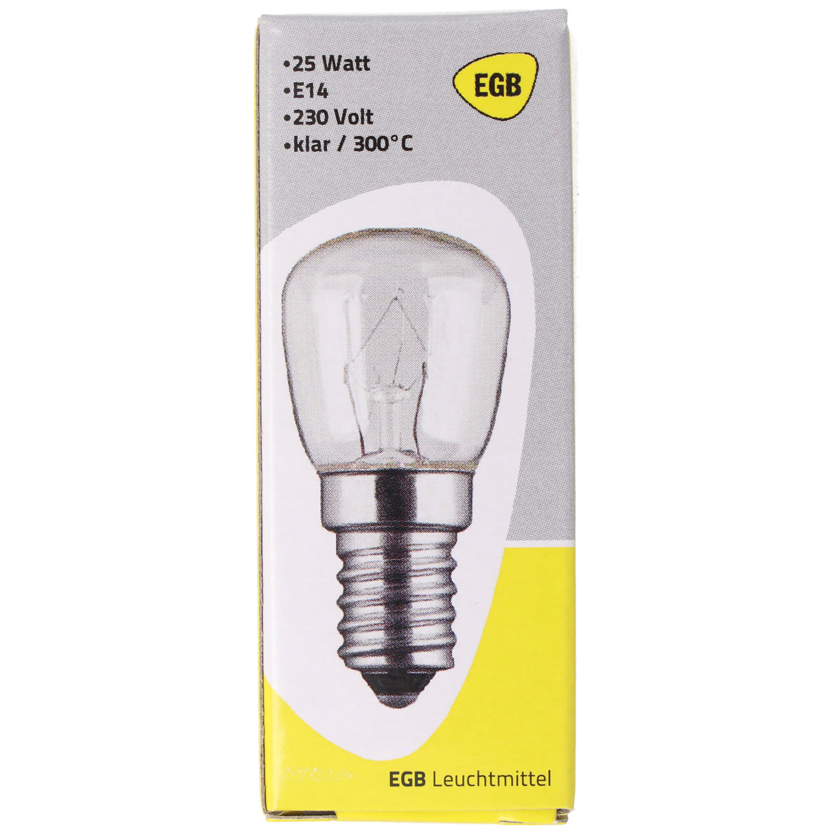 AccuCell Backofenlampe E14 mit 25 Watt temperaturfest bis 300°C