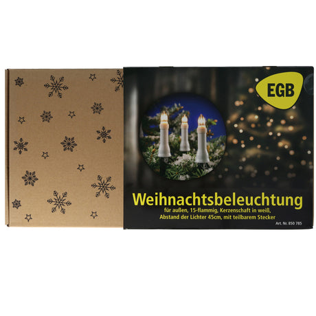 EGB Außenlichterkette 15 flg.m.teilb.Stecker