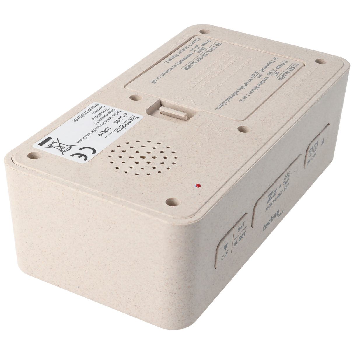 Technoline WQ 296 der digitale Quarzwecker aus bis zu 70% Weizen