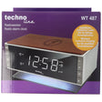 Technoline WT487 - moderner Radiowecker, kompatibel mit Qi-fähigen, mo