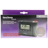 Technoline WT 519 Funk- und Projektionswecker mit Temperaturanzeige inklusive Netzteil