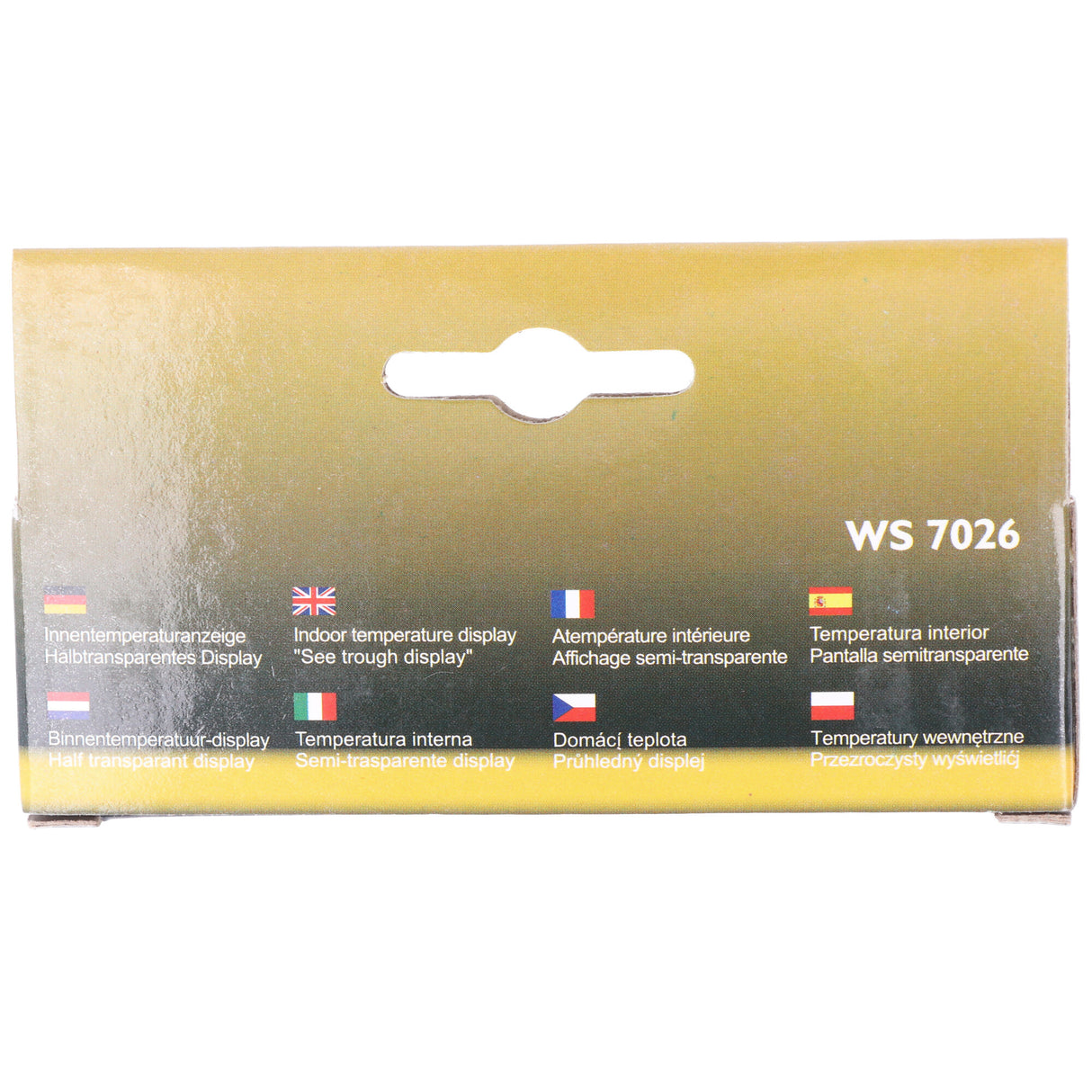 Technoline TischthermoMeter WS 7026 mit digitaler Innentemperaturanzeige in °C