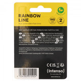 Intenso USB 2.0 Stick 64GB, Rainbow Line, orange (R) 28MB/s, (W) 6.5MB/s, Retail-Blister