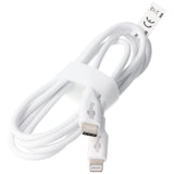 Goobay Lightning USB-C Lade- und Synchronisationskabel, das MFi-Kabel für Apple iPhone, iPad, weiß