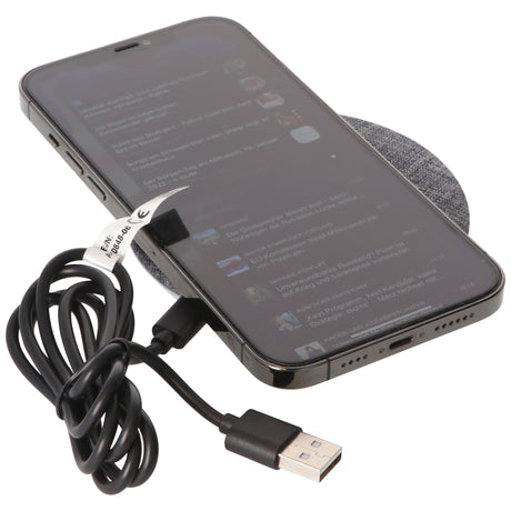 Goobay Das kabellose Schnellladegerät 15W geeignet für alle Handy, Smartphone und Geräte mit Qi-Standard
