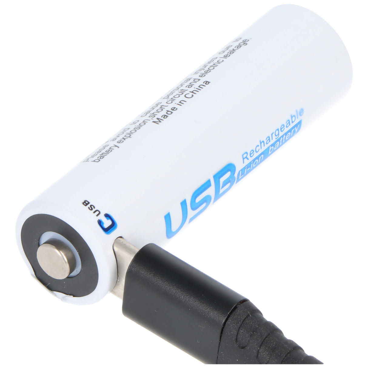 AccuCell Rundzelle 14500, AA, Li-ion, 1,5V, 1700mAh, 2,55Wh, mit USB-C Charging Port