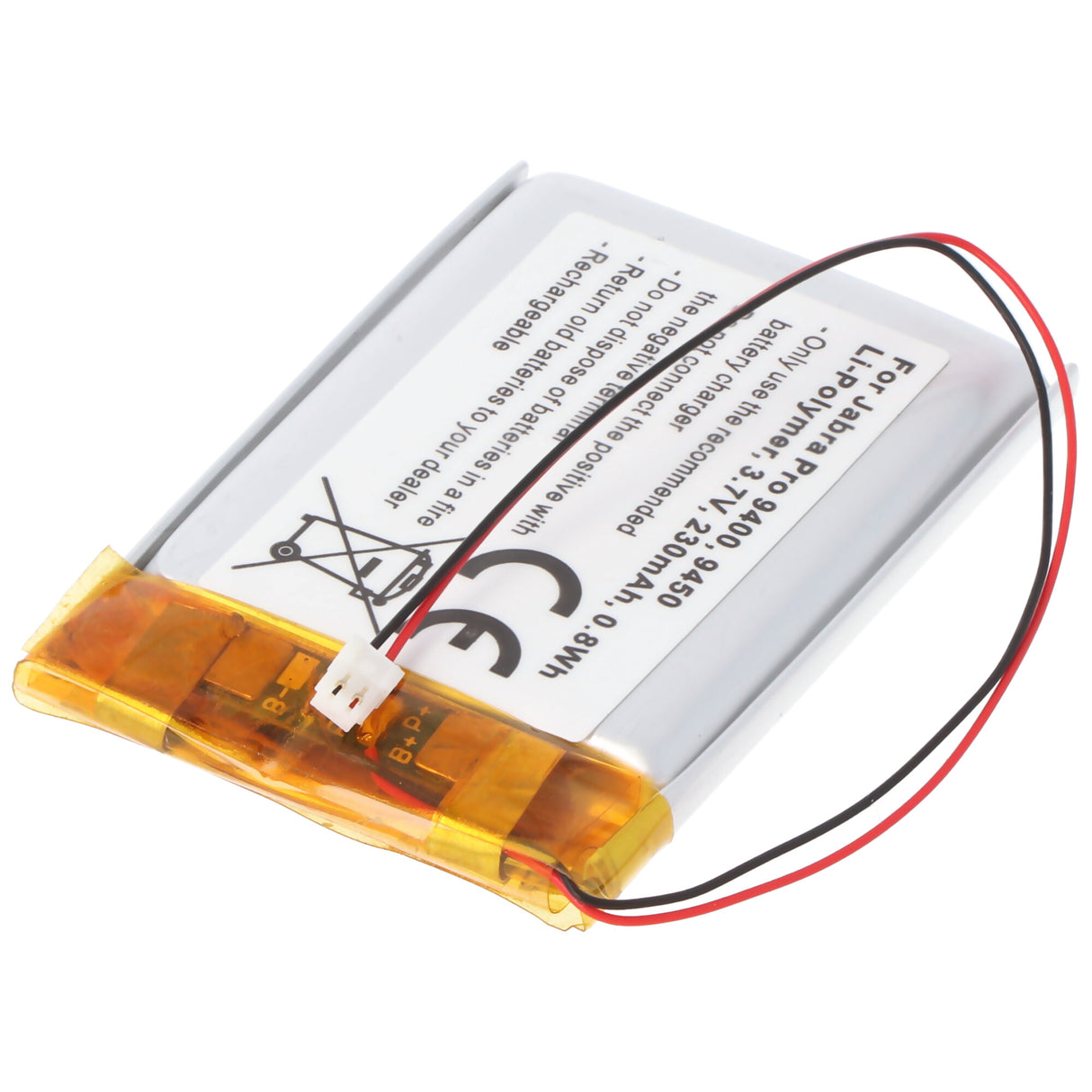 AccuCell Jabra Pro 9400 Akku, Pro 9450, Pro 9460, Pro 9465, Pro 9470, 14192-00 Akku AHB412434PJ