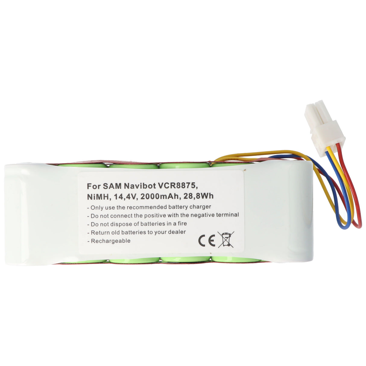AccuCell Akku Dirt Devil Libero M678, EVO M678, Dirt Devil 0678004 7,2V 1500mAh