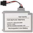 AccuCell Akku Wii U GamePad Akku WUP-012 WUP-010 Wii U 3,7V 1500mAh
