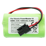 AccuCell Akku passend für Visonic PowerMaster 10 Akku-NiMH GP130AAM4YMX 4,8 Volt 1300mAh, max. 6,2Wh