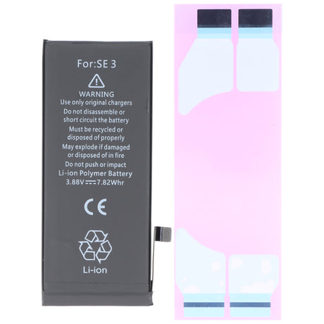 AccuCell Akku passend für Apple iPhone SE 2022, Li-Polymer, 3,88V, 2018mAh, 7,8Wh, w/o Werkzeuge