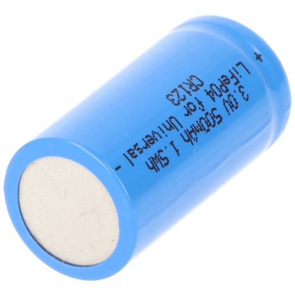AccuCell CR123A LiFePo4 Akku CR-123 3V für Photo und den universellen Einsatz, jedoch nicht geeignet für Überwachungskamera und Hochstrom