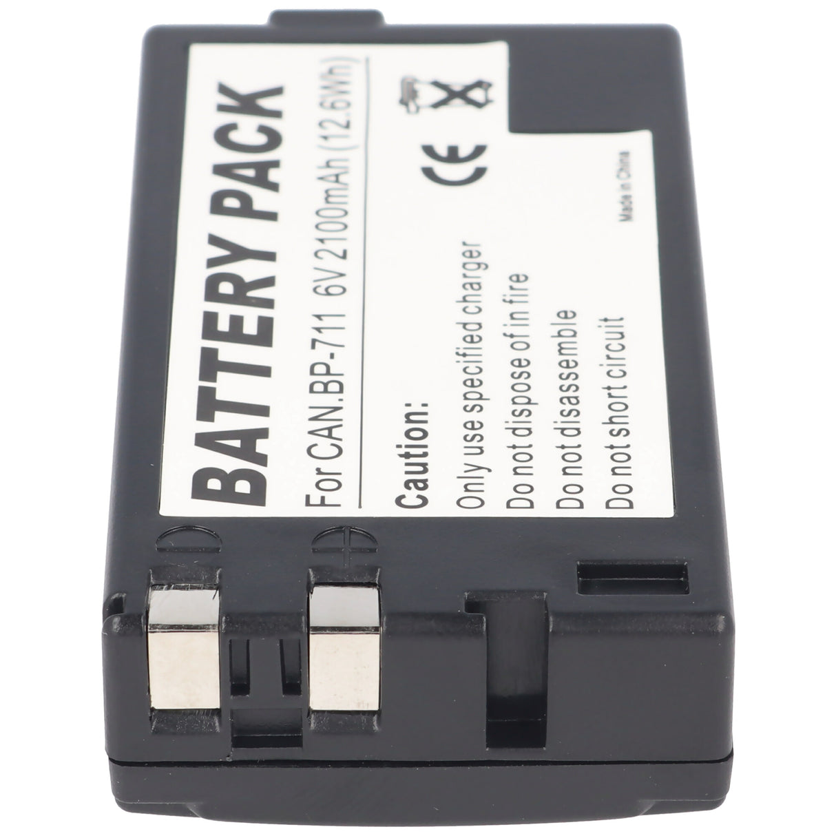 AccuCell Akku passend für Canon BP-711, BP-714, BP-726, 6 Volt 2100mAh