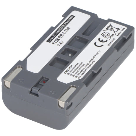 AccuCell Akku passend für Samsung SB-L160, Li-Ion, 7,4V, 2200mAh, 16,3Wh