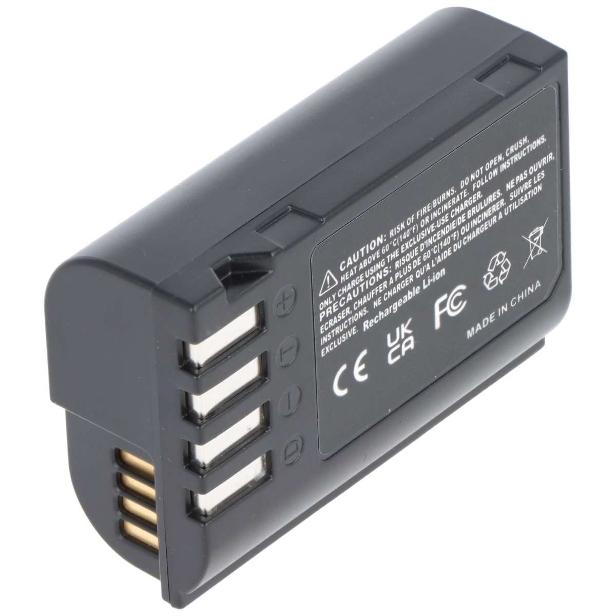 AccuCell Akku passend für Panasonic DMW-BLK22, Li-Ion, 7,2V, 2280mAh, 16,4Wh, schwarz