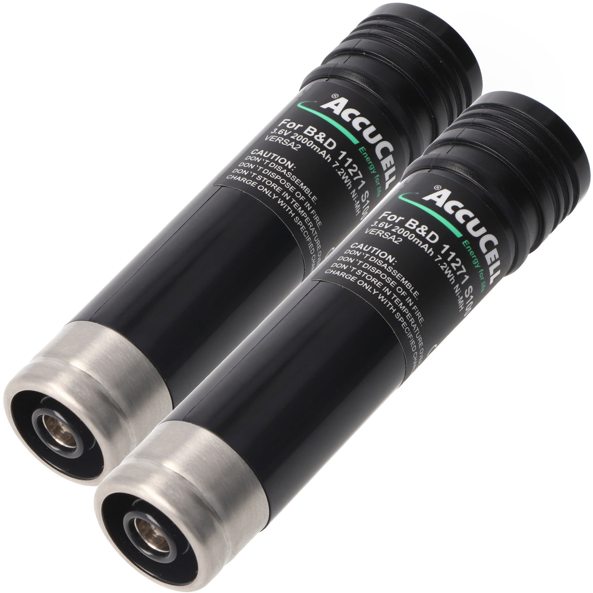AccuCell Akku passend für Black & Decker VersaPak VP100 2er NiMH 2100mAh