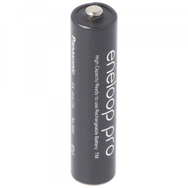 Panasonic eneloop Pro, Ready-to-Use Ni-MH Akku, AAA Micro, min. 930 mAh, 500 Ladezyklen mit AccuSafe