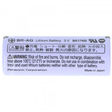 Panasonic Lithium 3V Batterie BR-AG Zelle Size A, BR17455, 2200mAh