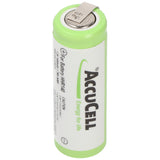 AccuCell NiMH Akku 1,2V 1400mAh 4/5AA Lötfahne U-Form