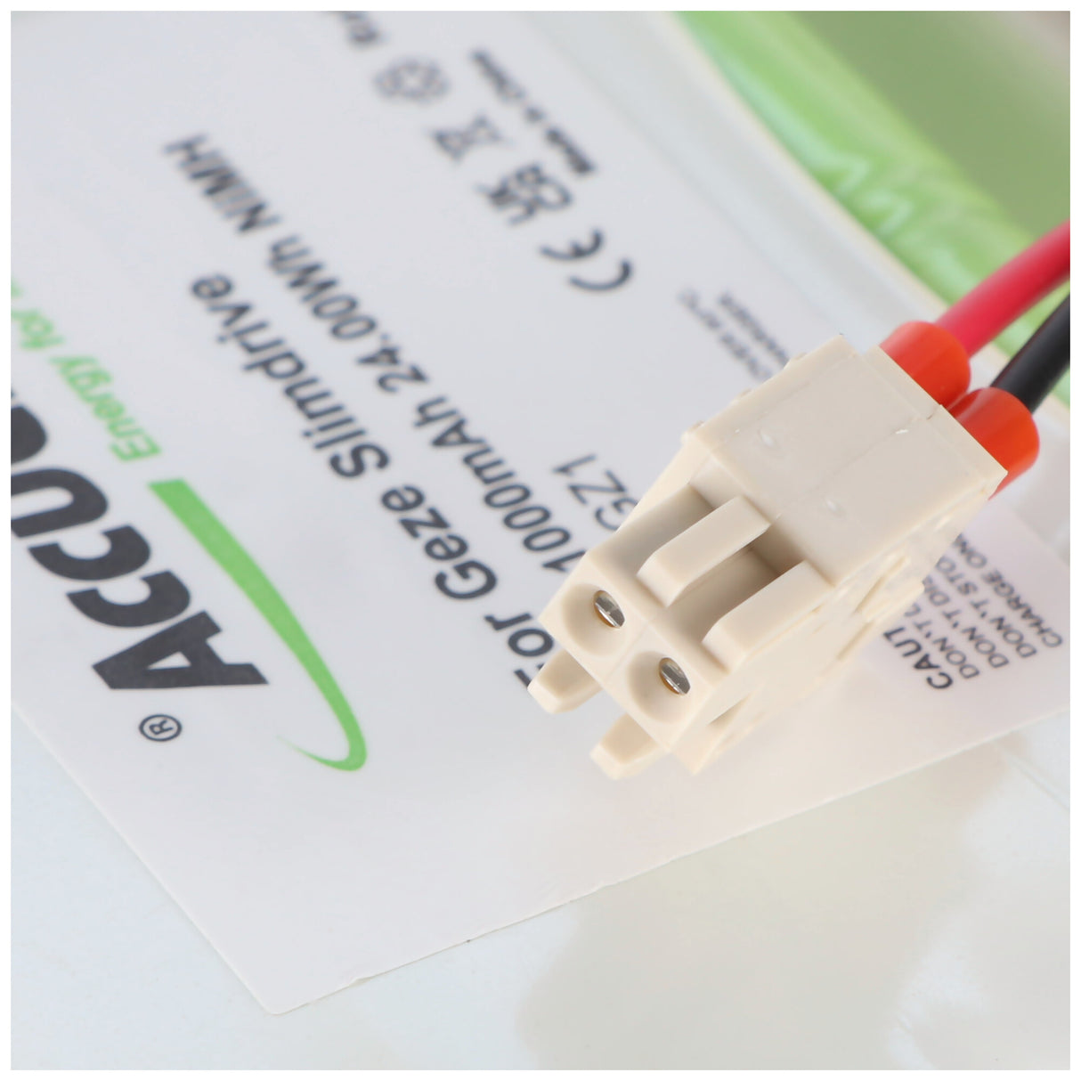 AccuCell Nachbau Akku Geze Slimdrive 24V 900mAh NiMH AkkuPack 106863, 25020